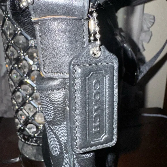 Coach Black and Gray messenger Bag - Picture 6 of 9